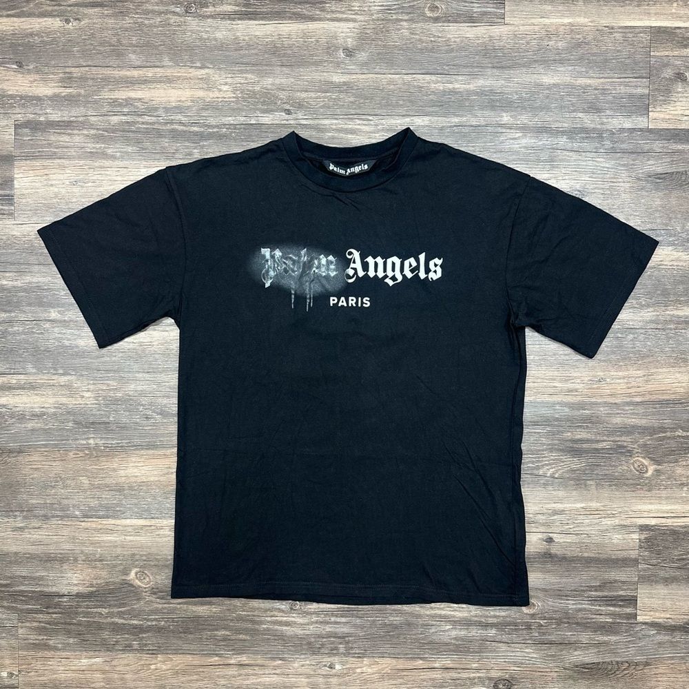 Nwot Palm Angels Men’s Sprayed T-Shirt Size Xl Made In Italy